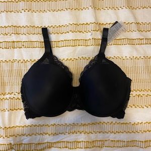 Natori Feathers Black Bra 38DDD